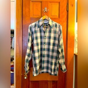 Vintage plaid 70s shirt